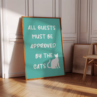 Entrance Requires Feline Approval