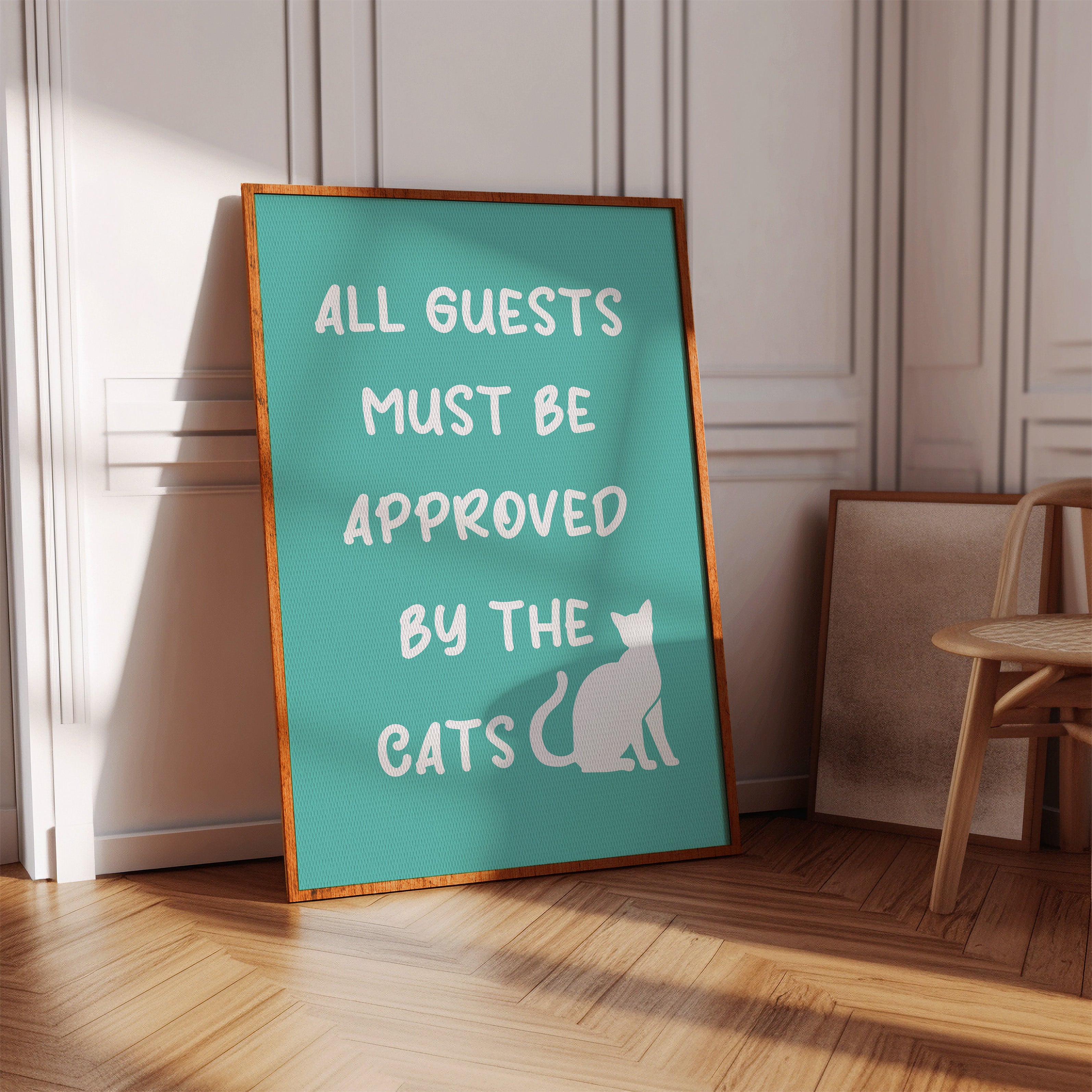Entrance Requires Feline Approval