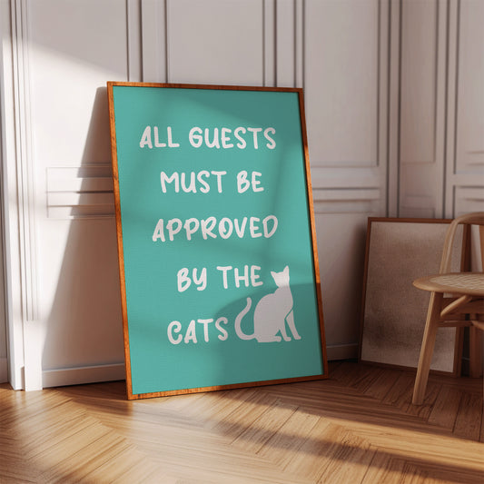 Entrance Requires Feline Approval