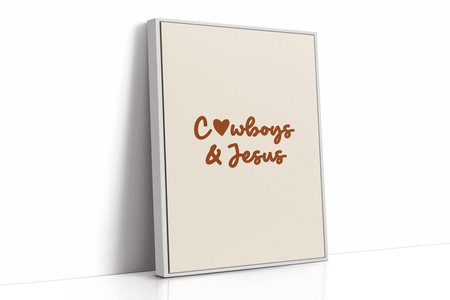 Faith Rides In Rustic Letters