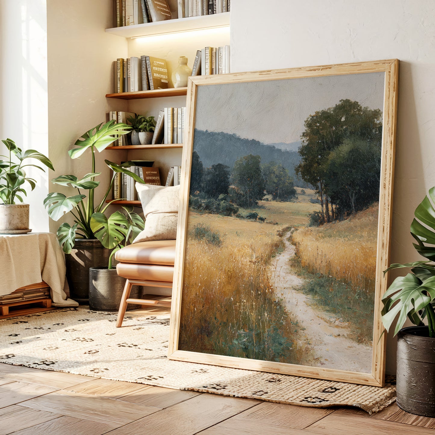 Pathway Through Golden Fields