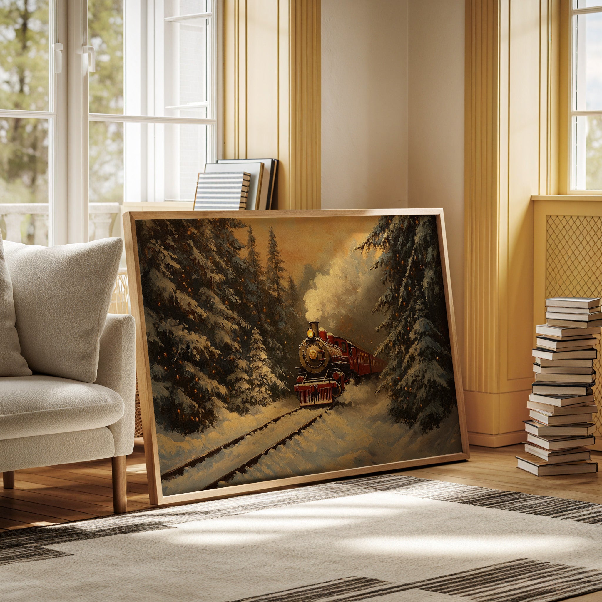 Winter Rails Carry Christmas Dreams Home