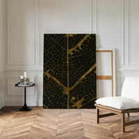 Gilded Leaf Veins