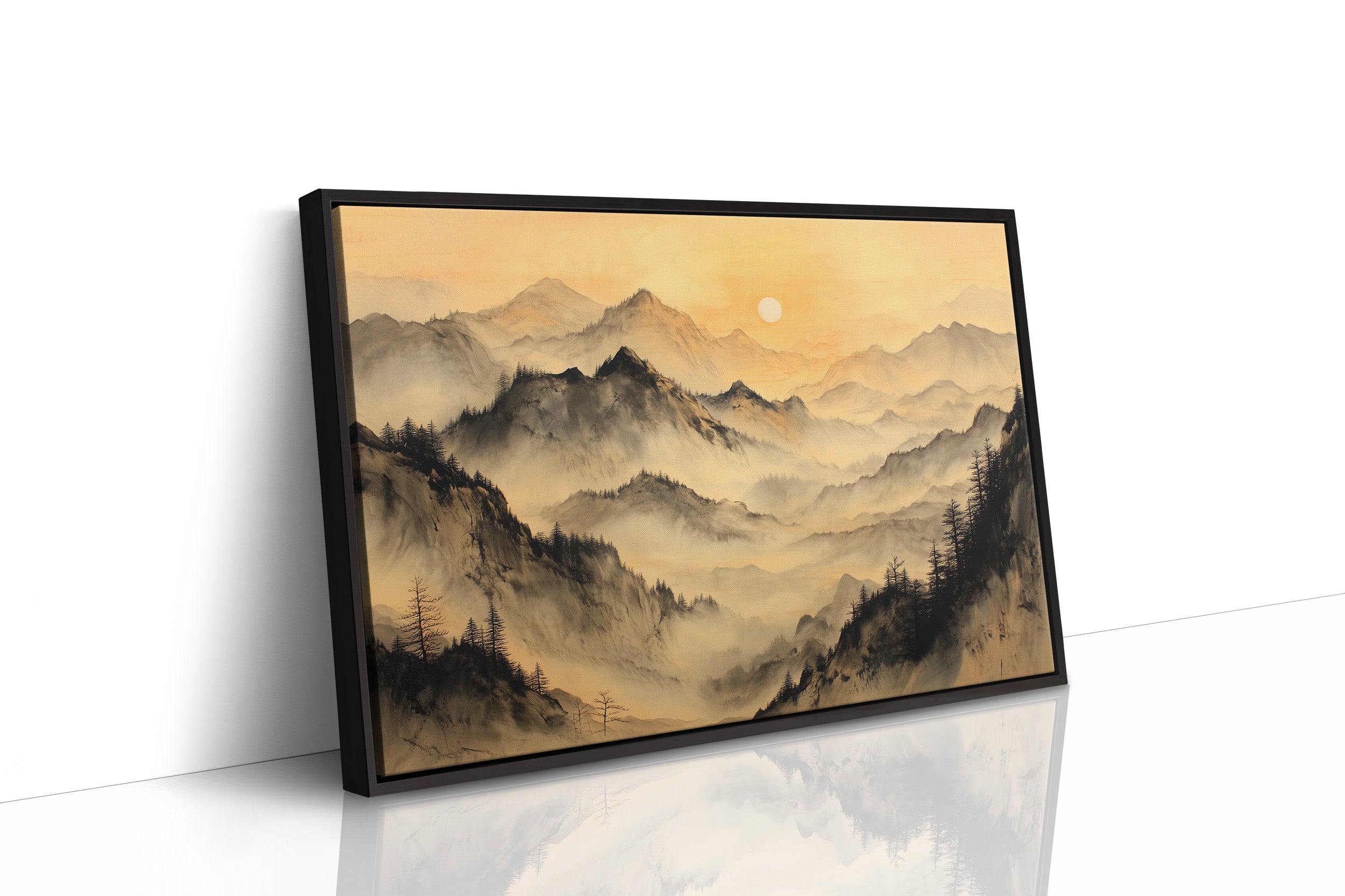 Mountains Rest In Golden Hour