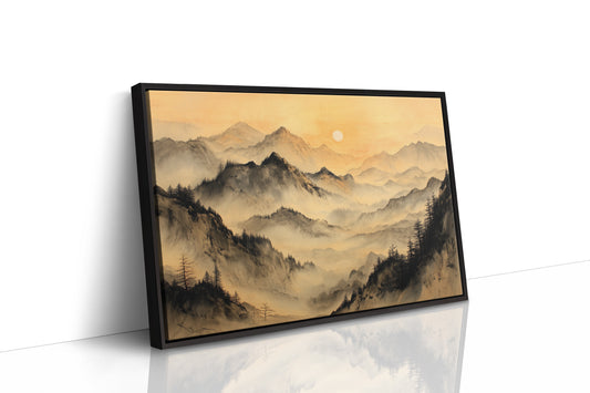 Mountains Rest In Golden Hour