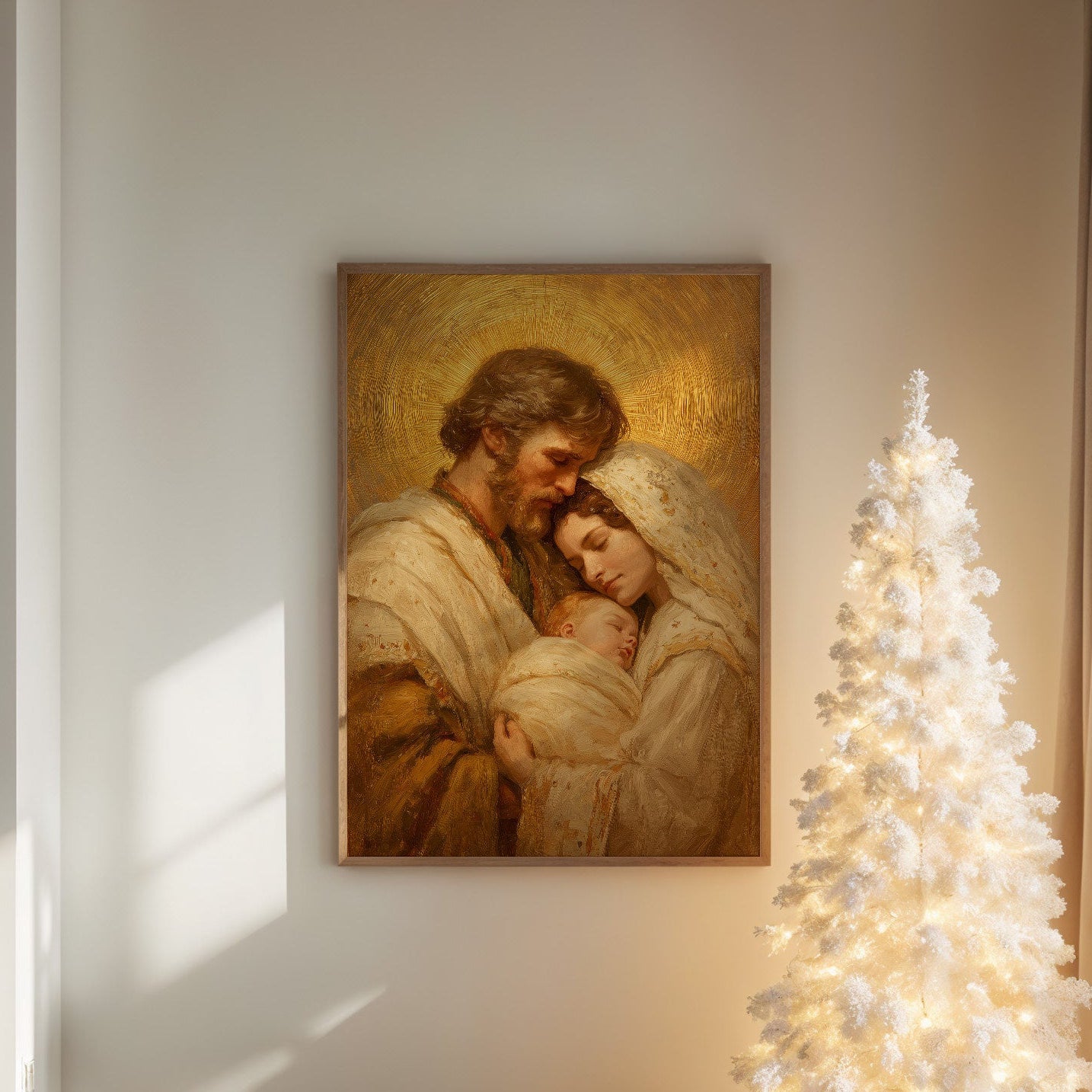 Sacred Light On Winter Morning