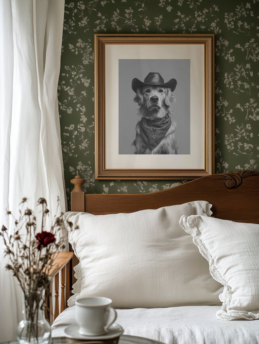 A Canine Cowboy's Quiet Standoff