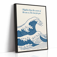 Mightier Than the Waves Ocean Print