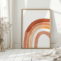 Terracotta Boho Rainbow Arch