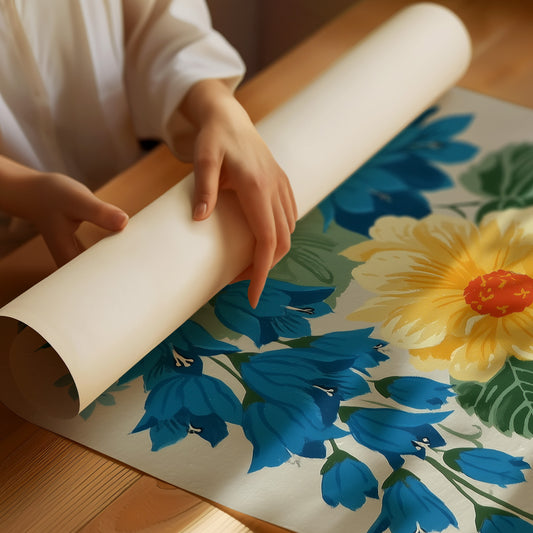 Blue Bells Dance With Golden Sun