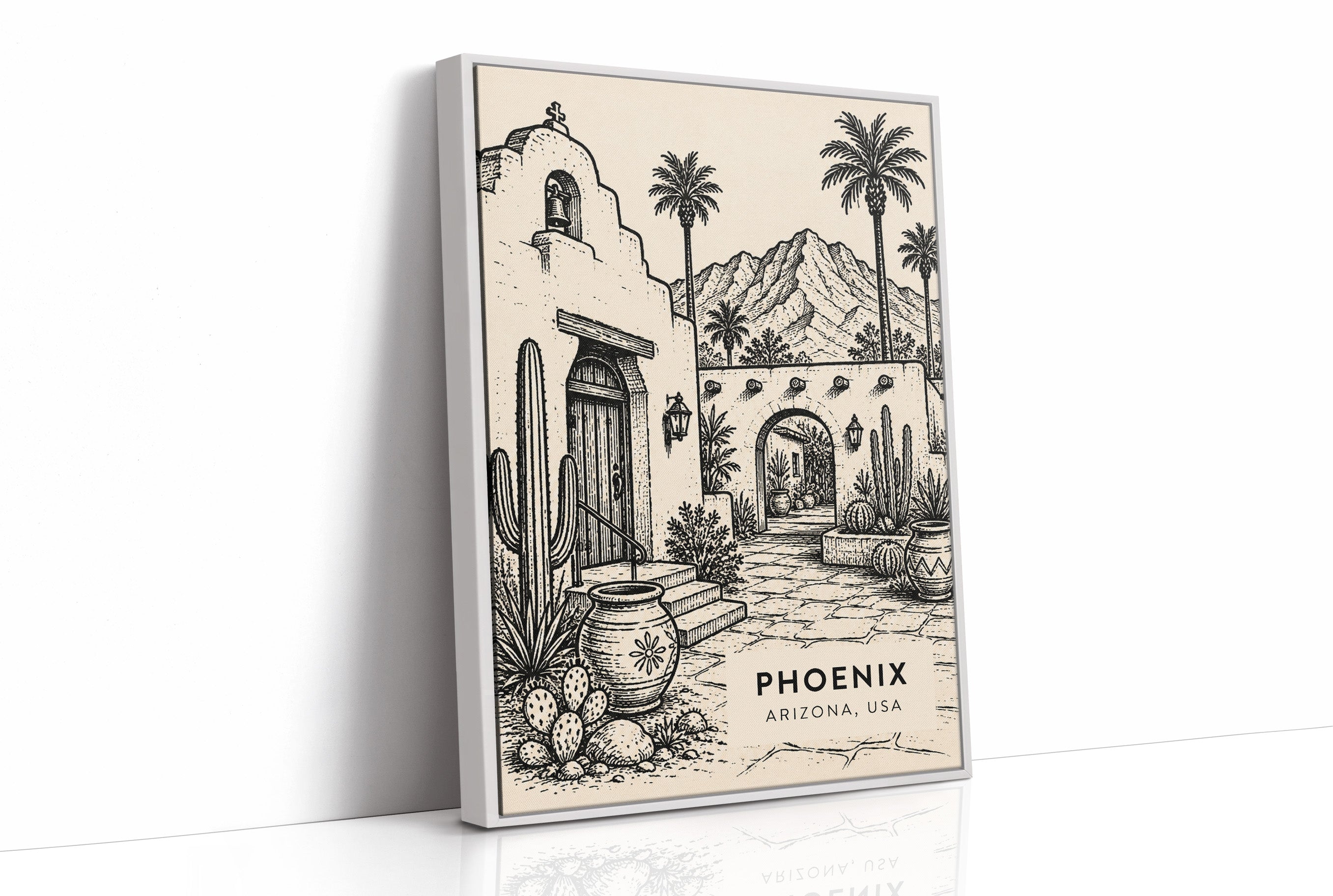Phoenix, Adobe Courtyard