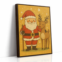 Vintage Holiday Friends Await Morning