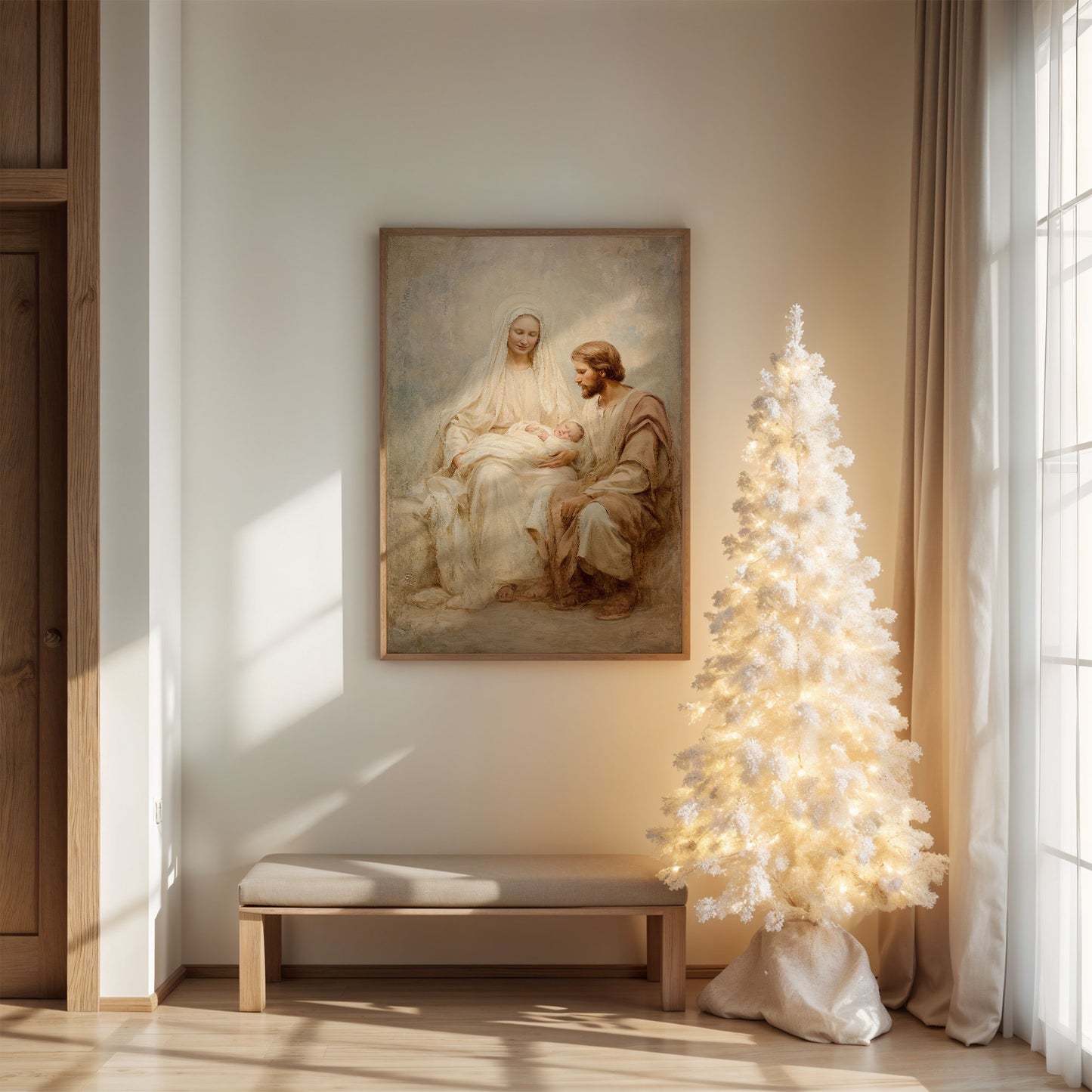 Peaceful Light On Winter Morning