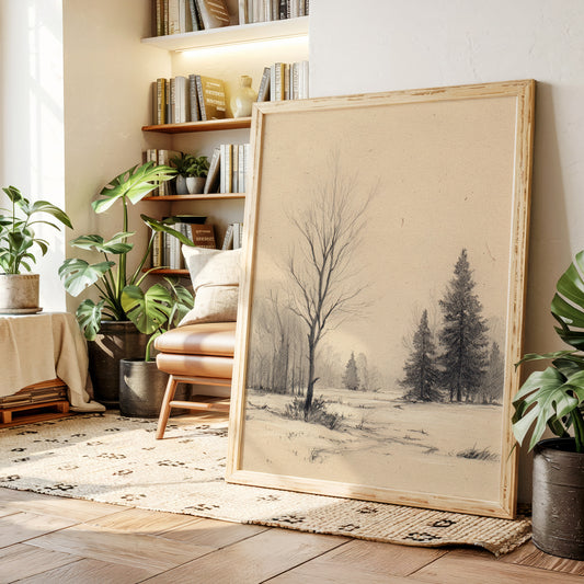 When Silence Paints the Frost
