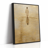Golden Light Jesus Walking on Water