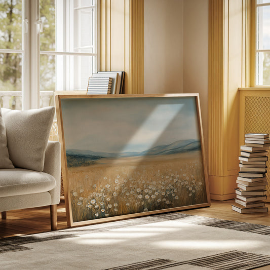Daisies Dance Through Golden Fields