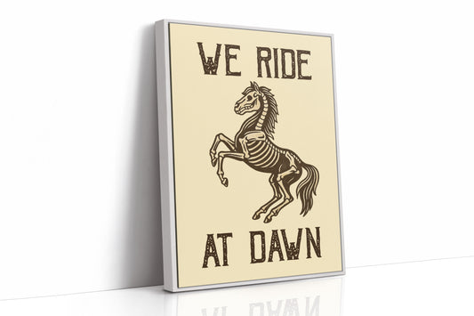 Ride at Dawn Bones Dance Under Desert Sun
