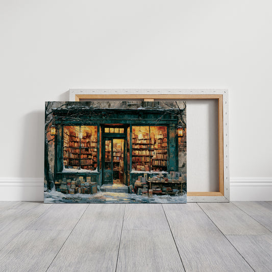 Bookshop in the Snow