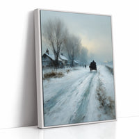 Carriage on the Frozen Road