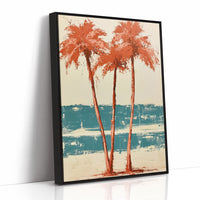 Coral Palms, All in on Red