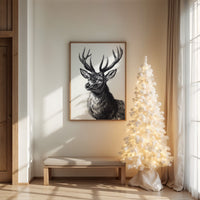 Antlers Sketch By Christmas Glow