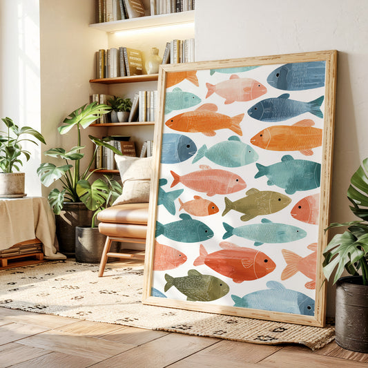 Currents of Color Beneath Waves