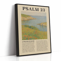 Psalm 23 Coastal Peace Print