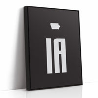 Iowa Letters Stand Bold And True