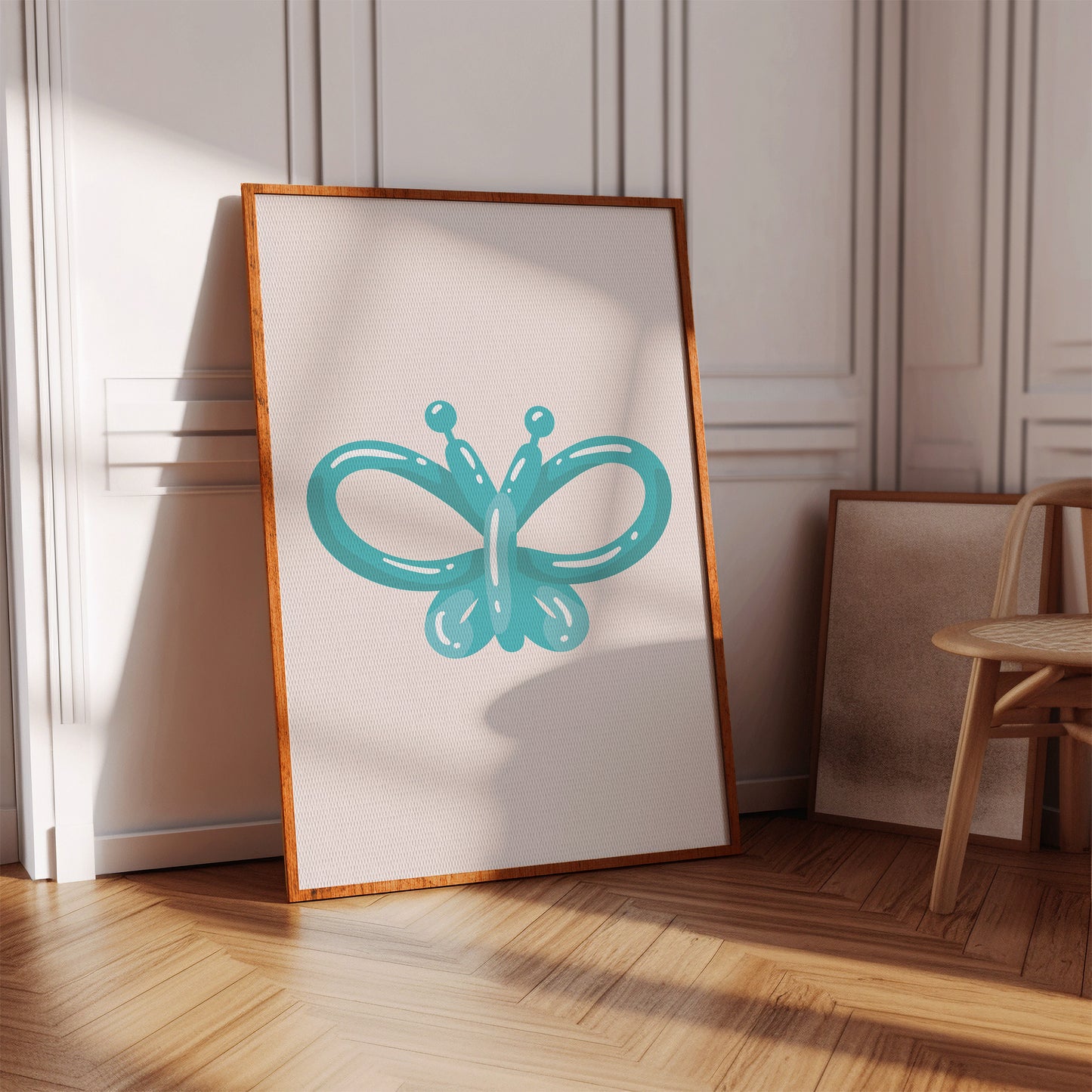 Turquoise Wings Paint Morning Fresh
