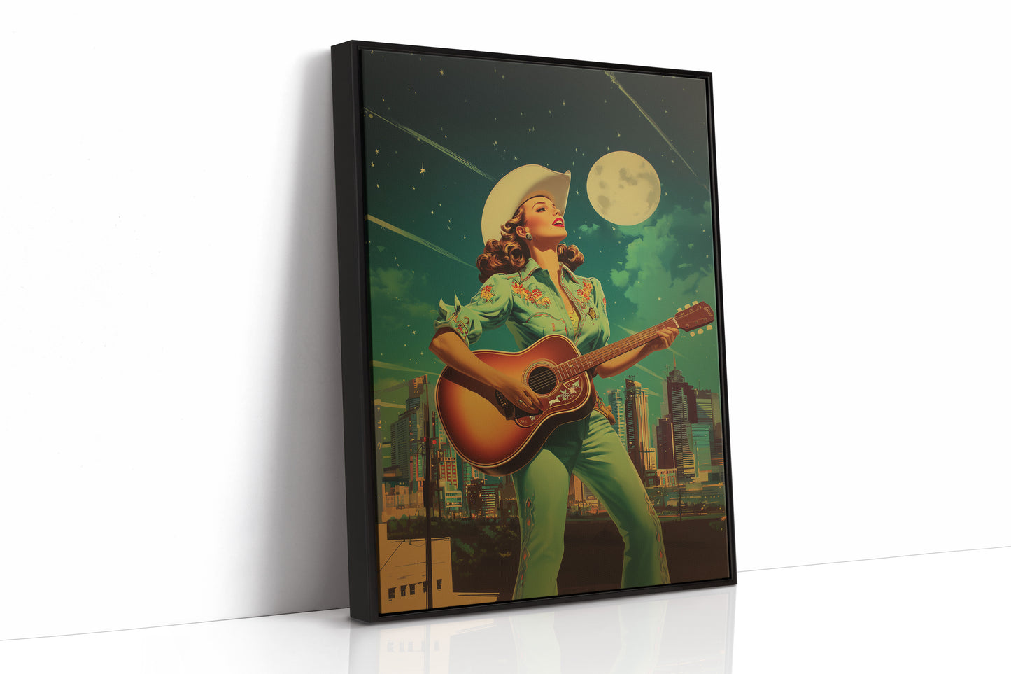 Moonlit Melodies Paint Nashville Green