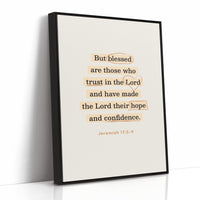 Blessed Trust Jeremiah 17 Scripture Art