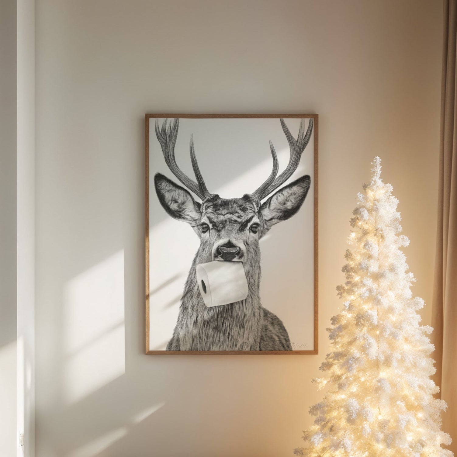 Stag's Unexpected Bathroom Break