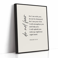 Do Not Fear Isaiah 41 Bible Verse Print