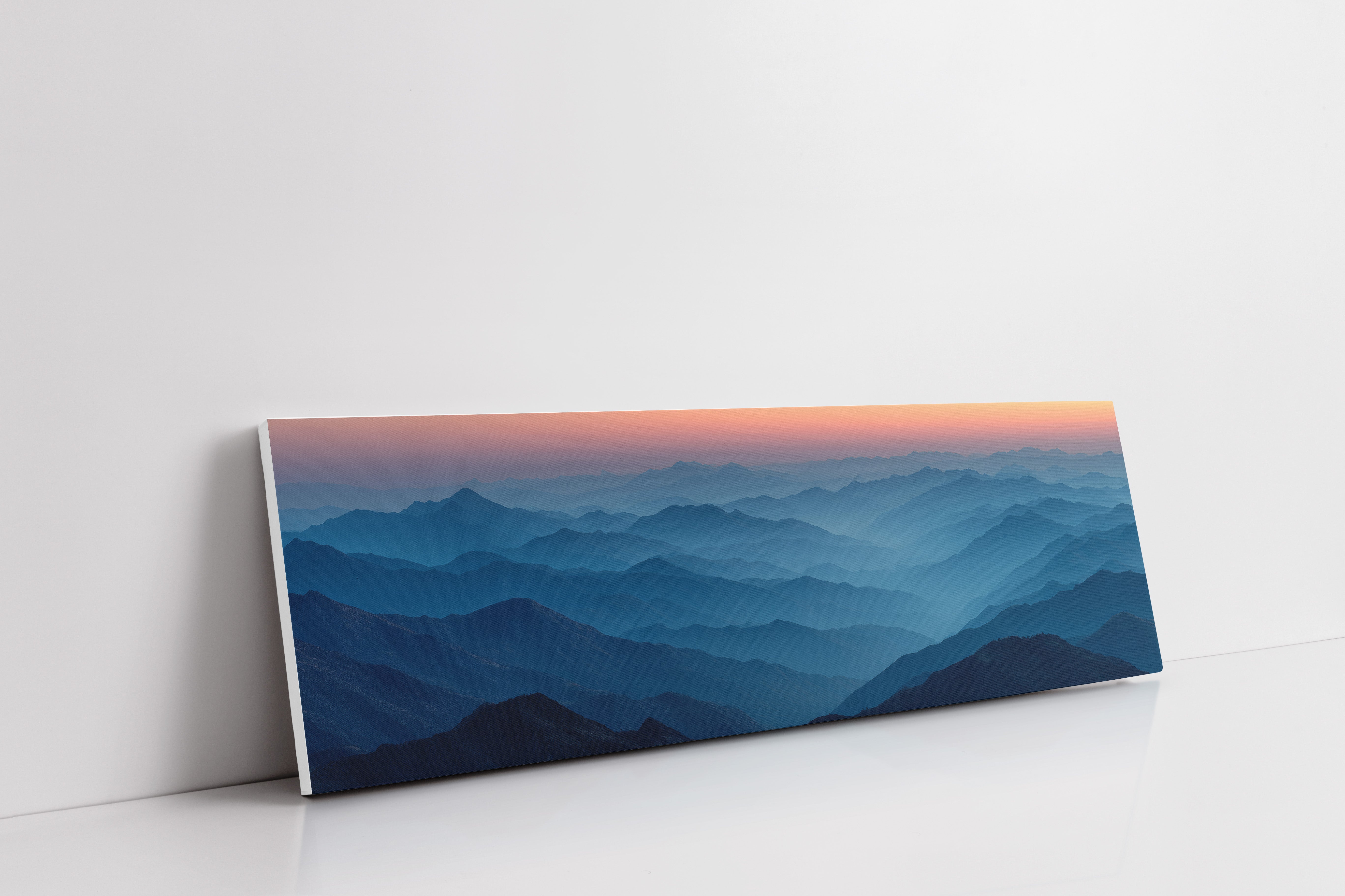 Blue Mountains Beneath A Quiet Dawn