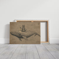 Cat Sailor Charts Ocean Dreams