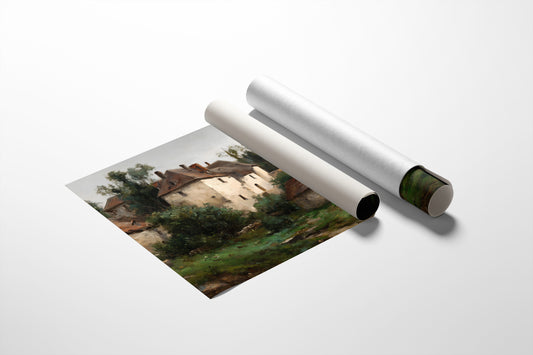 Forgotten Hamlet Among Green Hills