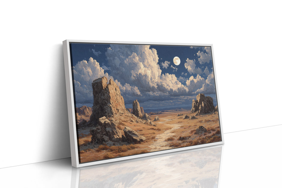 Hoodoos Hold a Moonlit Standoff