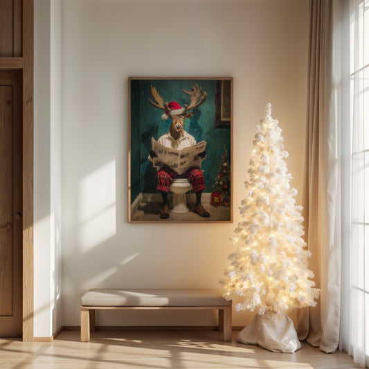 Morning News With Festive Antlers