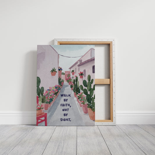 Faith Walk Through the Flowered Alley