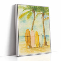 Surf Boards Await Morning Tide