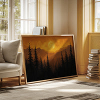 Ancient Pines Watch Golden Moon