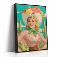 Desert Roses Bloom In Turquoise