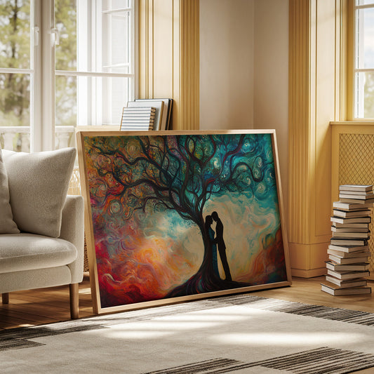 Ancient Tree Holds Love's Dance
