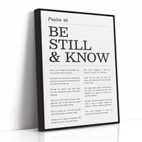 Be Still and Know Psalm 46