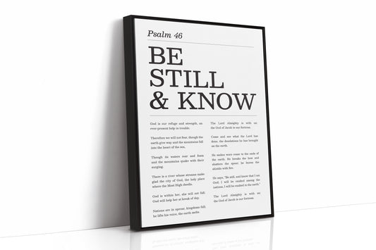 Be Still and Know Psalm 46