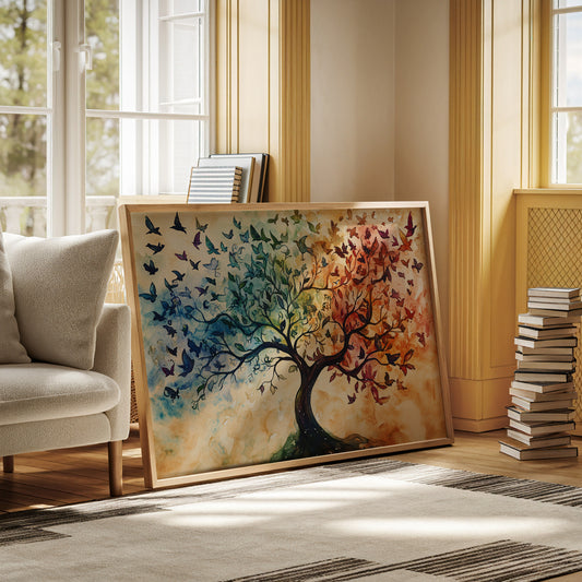 Seasons Dance Through Bird Wings