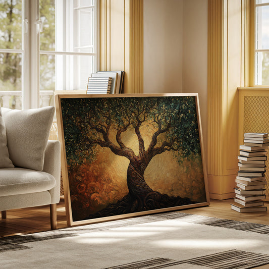 Ancient Olive Dances At Dawn