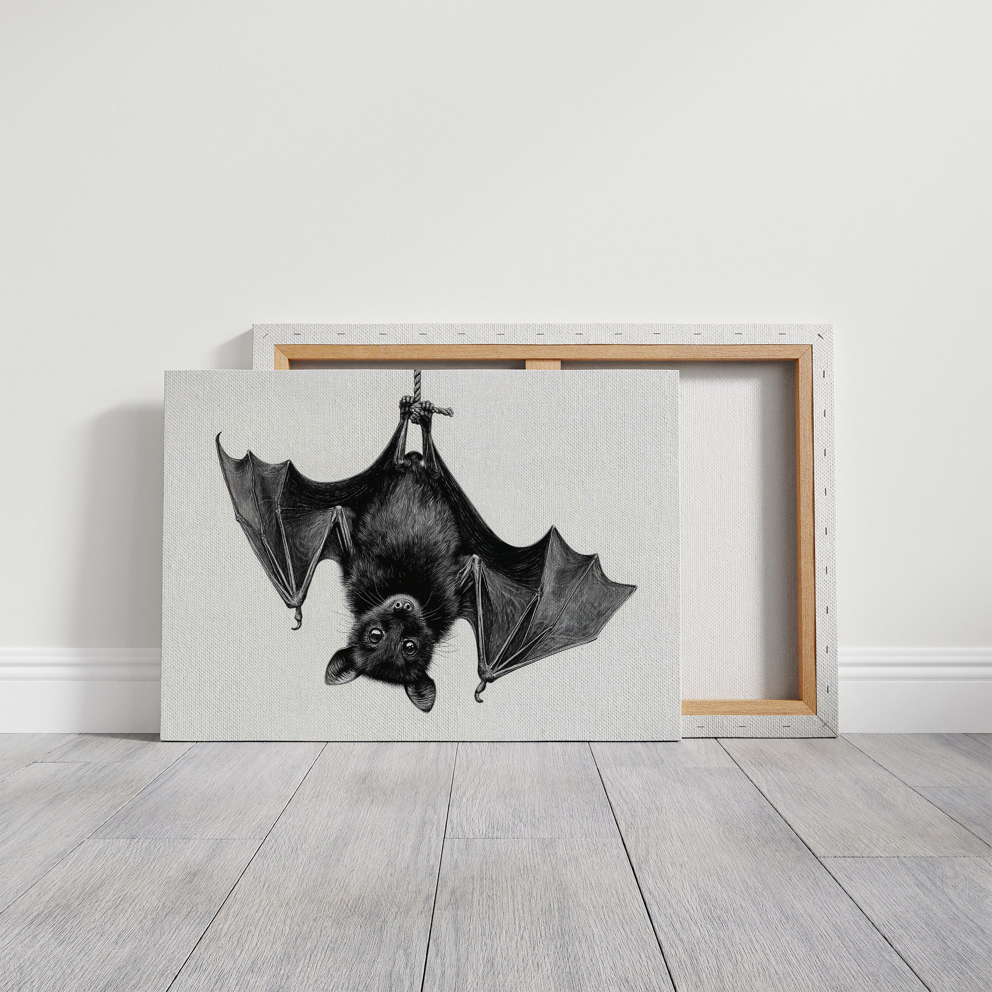 Nocturnal Scholar Hangs Between Pages