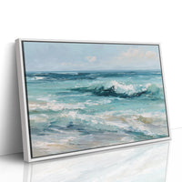 Teal Waves Beckon Morning Light