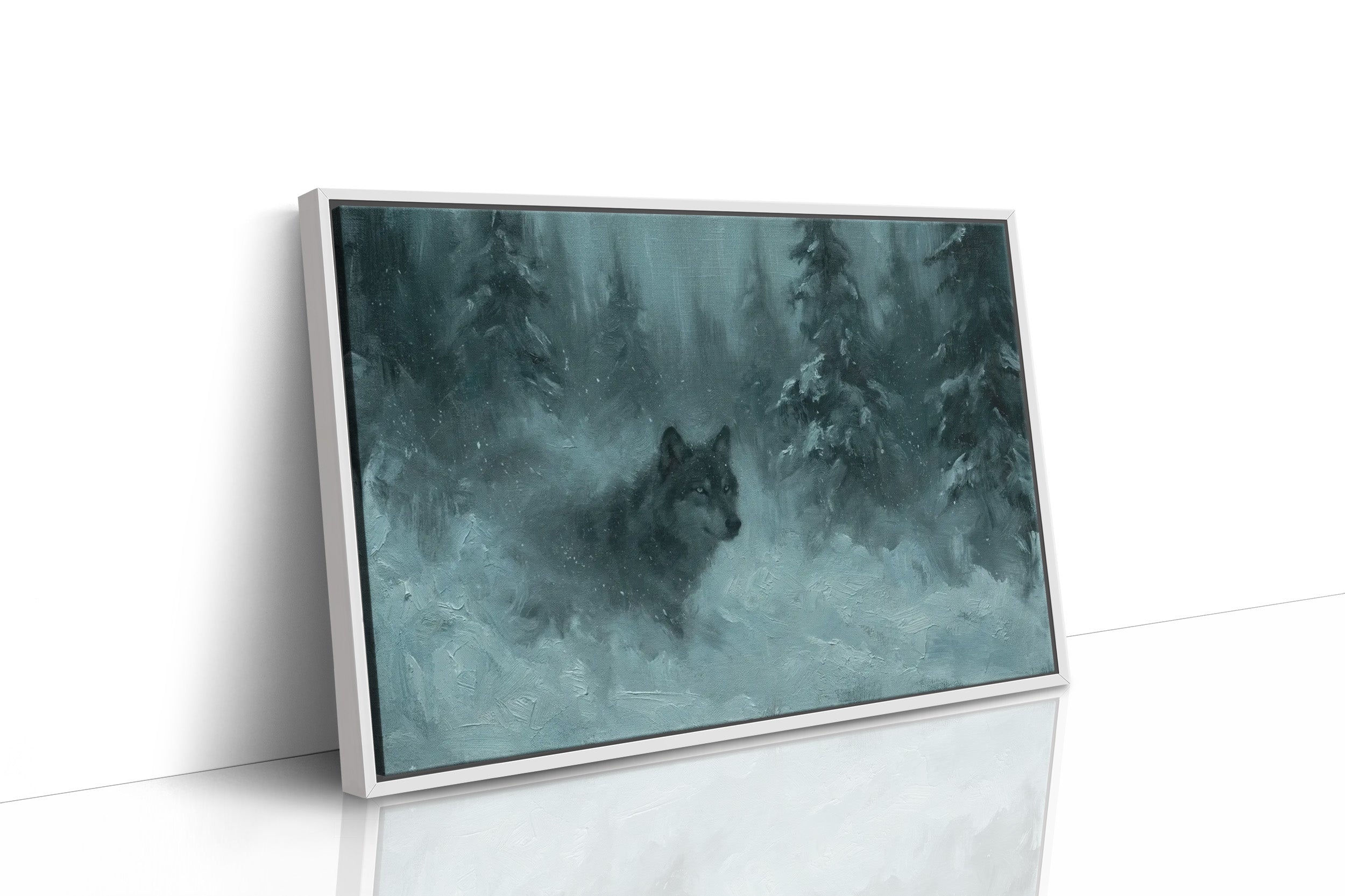 Wolf Through the Snowfall